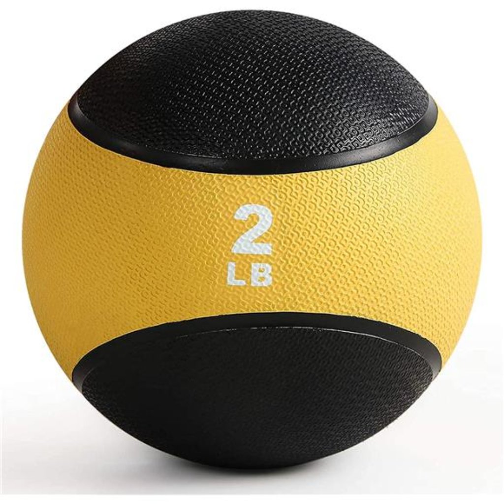 Ritfit Weighted Medicine Ball - Non-Slip Rubber Shell & Dual Texture Grip